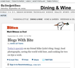 Thank You Mark Bittman, Mike Licht, and The New York times