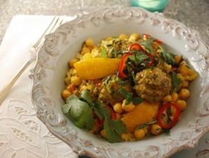 Kefta Tagine with Chickpeas and Yuzu