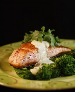 Heart Healthy Roasted Chile “Cream” Sauce