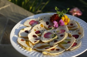 quesadillas florales