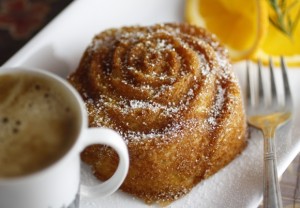 Rose-Shaped Heart Healthy Olive Oil Cake