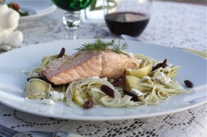 Cold Poached Salmon, Picnic Style