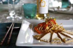 Kongnamul 콩나물 with Tofu Carpaccio