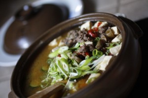 Doenjang Chigae with Bison