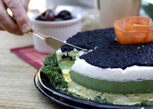 Blog is 4! Caviar Cake! Cookbook Giveaway!