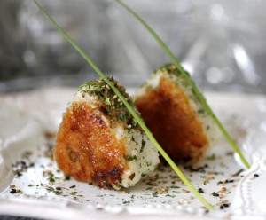 exquisite side: miso yaki onigiri
