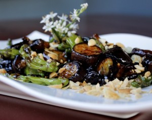 Sweet Spicy Eggplant & Shishito