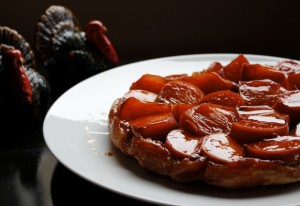 Persimmon Tarte Tatin, Crème Fraîche