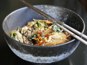 Japchae:  Noodles for a Crowd