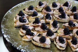 Pâté & Blackberry Canapés