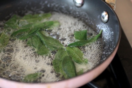 how to fry sage leaves butter