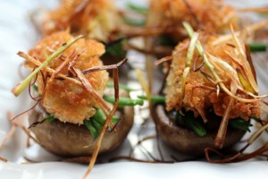 Stuffed Mushrooms “Green Bean Casserole Style”