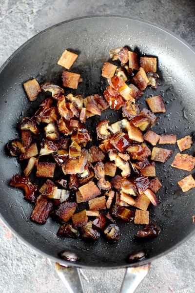 chopped dates bacon