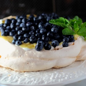 A “Down Under” BBQ & Blueberry Limoncello Pavlova