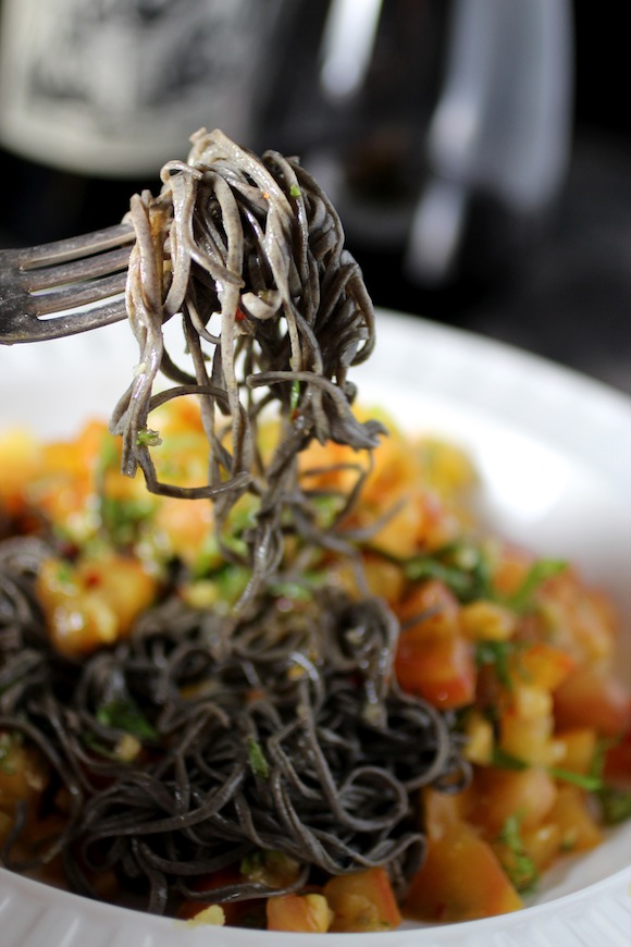 A Pasta Made Exclusively From Black Beans Taste With The Eyes A Pasta Made Exclusively From Black Beans Taste With The Eyes