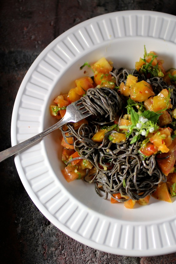 A Pasta Made Exclusively From Black Beans Taste With The Eyes A Pasta Made Exclusively From Black Beans Taste With The Eyes