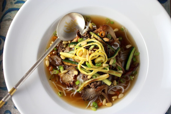 Roasted Mushroom Noodle Soup