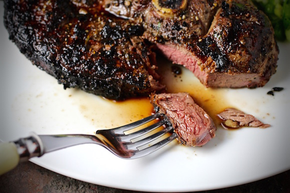 How to grill CHARRED-MEDIUM lamb steaks