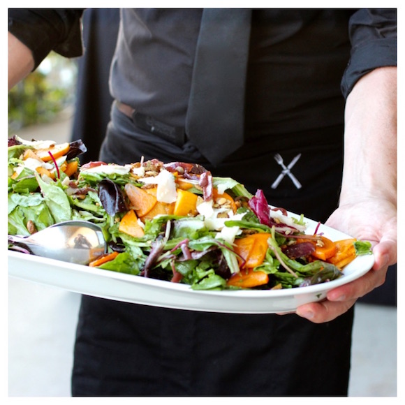 Persimmon Salad: Sustainable Seafood Expo and Chef's Table Dinner at CRAFTED