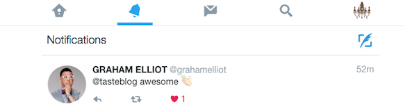 Graham Elliot Tweet