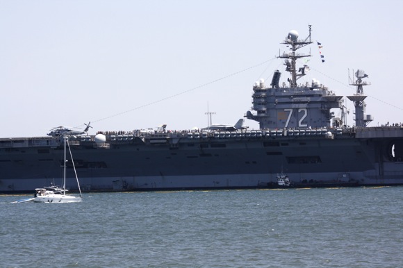 uss abraham lincoln, port of los angeles