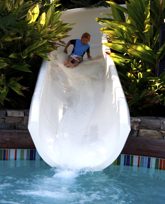 pool slide @ terranea
