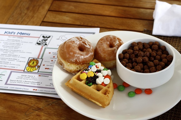 waffle, cereal, donut