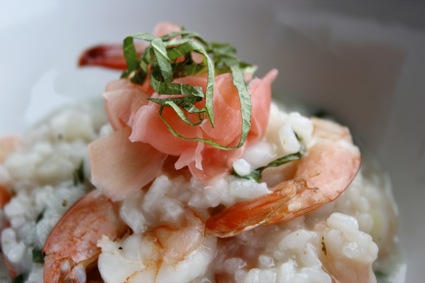 asian risotto, pickled ginger