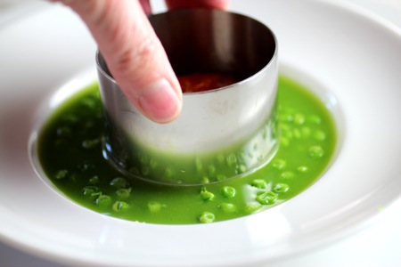 spring bliss soup, sugar snap pea soup, chilled pea and mint soup
