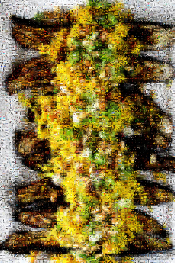 saffron rice eggplant mosaic, how to make a mosaic