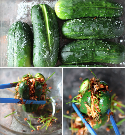  stuffed cucumber kimchi recipe, oi sobaegi