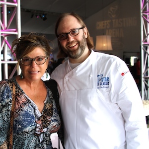 with chef wylie dufresne @ all-star chef classic