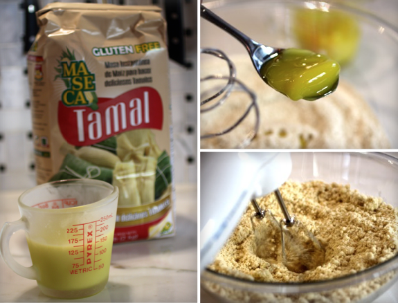 How to make TAMALE dough with olive oil