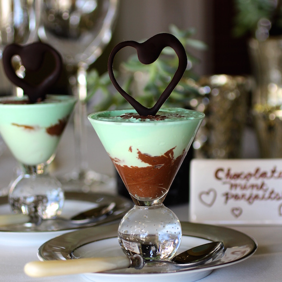 Chocolate Mint Parfaits with 5 Ingredients