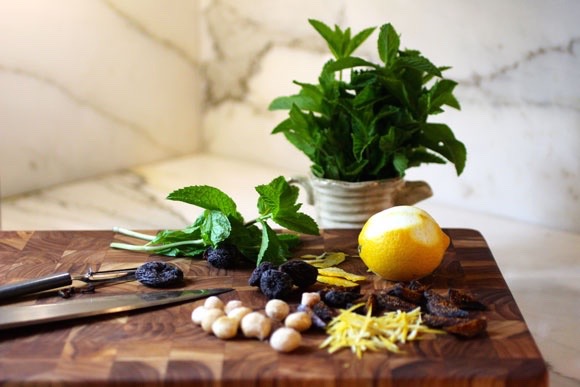 Lemon Ricotta Pasta Salad with Figs and Mint Recipe