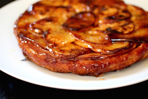 Caramelized Upside-Down French Sweet Potato Pie {Tarte Tatin}