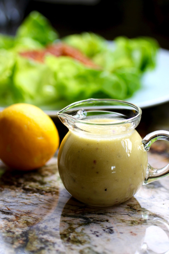 Heavenly Sweet Meyer Lemon Cream (as a dressing on salad, steamed vegetable, fish, chicken)