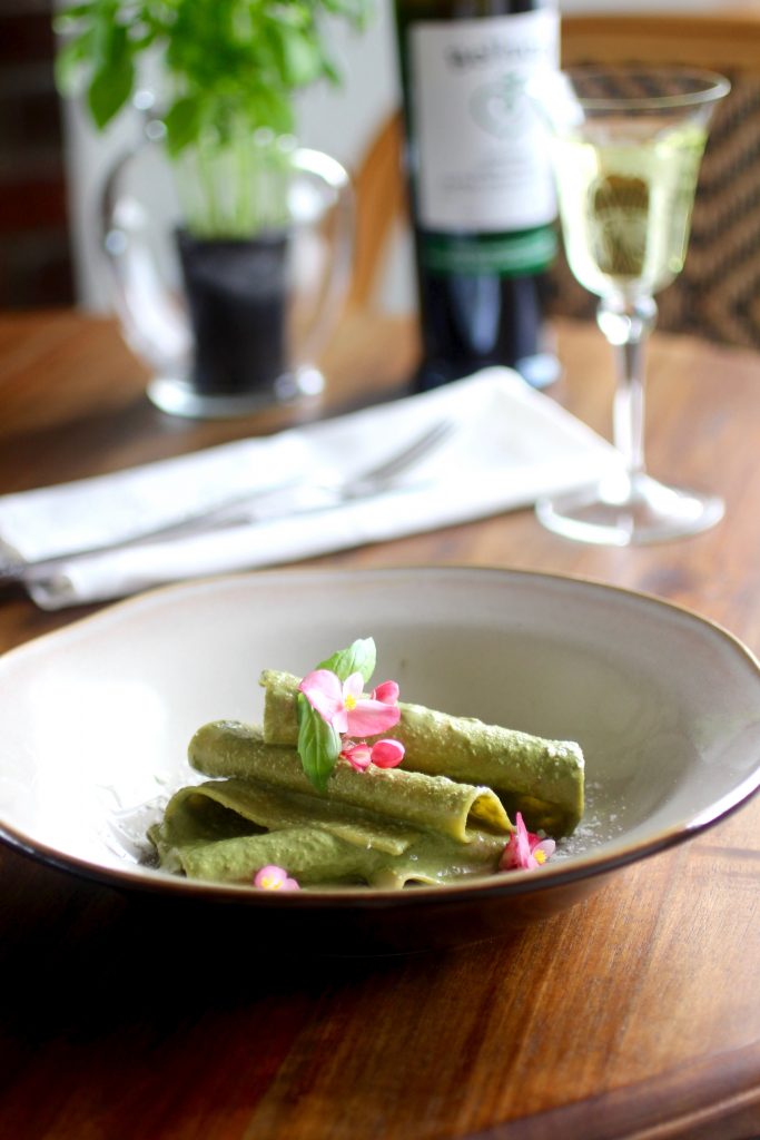 Mandilli di Seta al Pesto (Handkerchief Pasta) #glutenfree