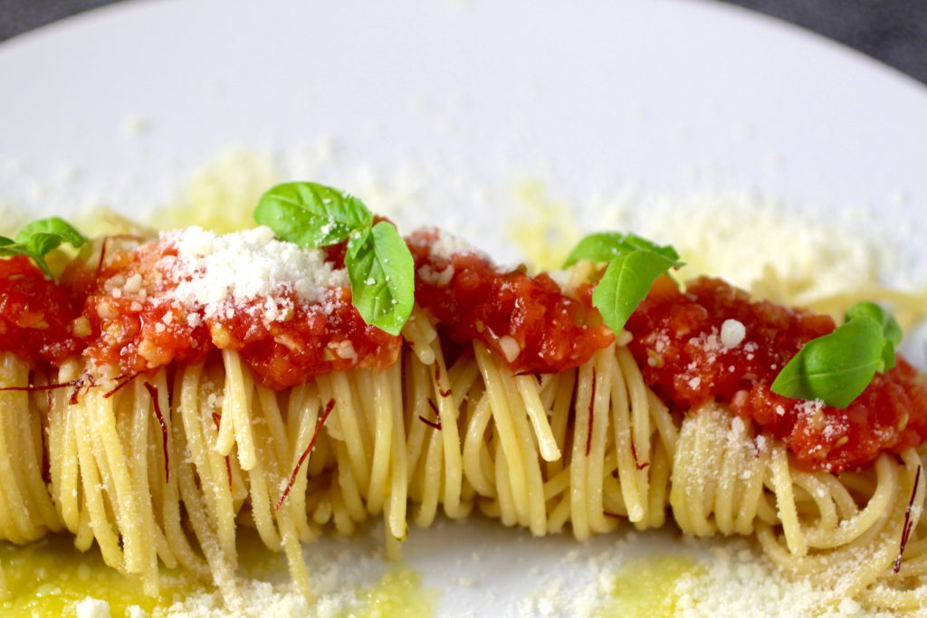 Spaghetti al Pomodoro with a Twist