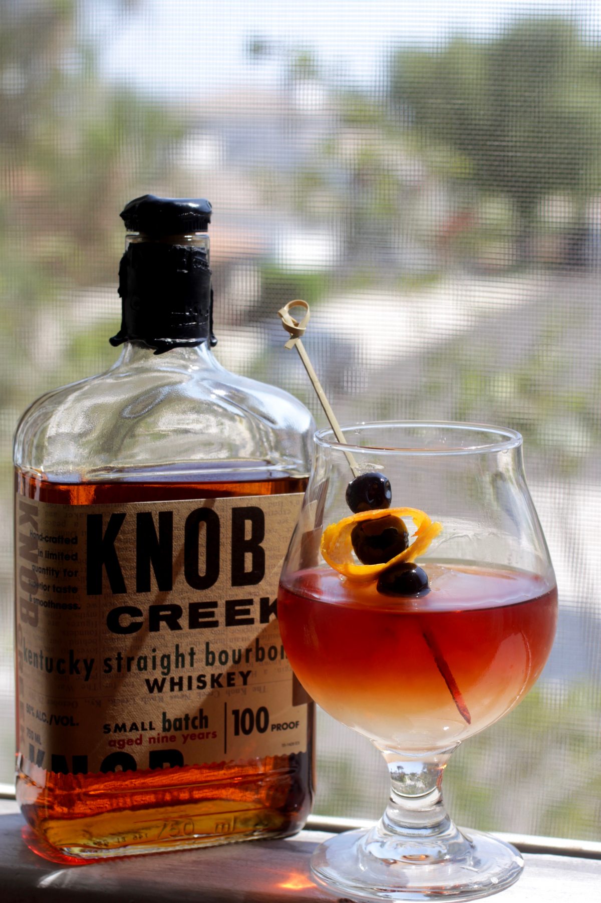 Evolving Manhattan Cocktail, Luxardo Ice Sphere - Taste With The Eyes