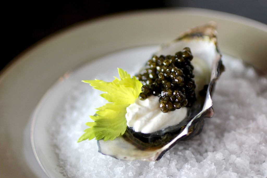 Holiday Entertaining: Oysters with Caviar