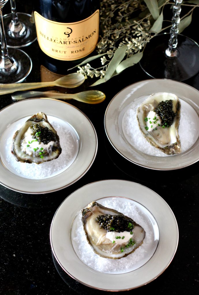 Holiday Entertaining: Oysters with Caviar