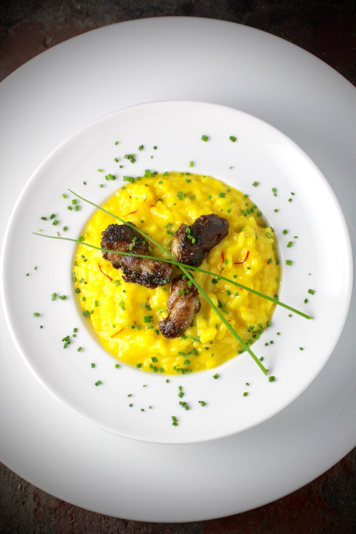 Risotto Milanese (saffron and bone marrow) - Taste With The Eyes