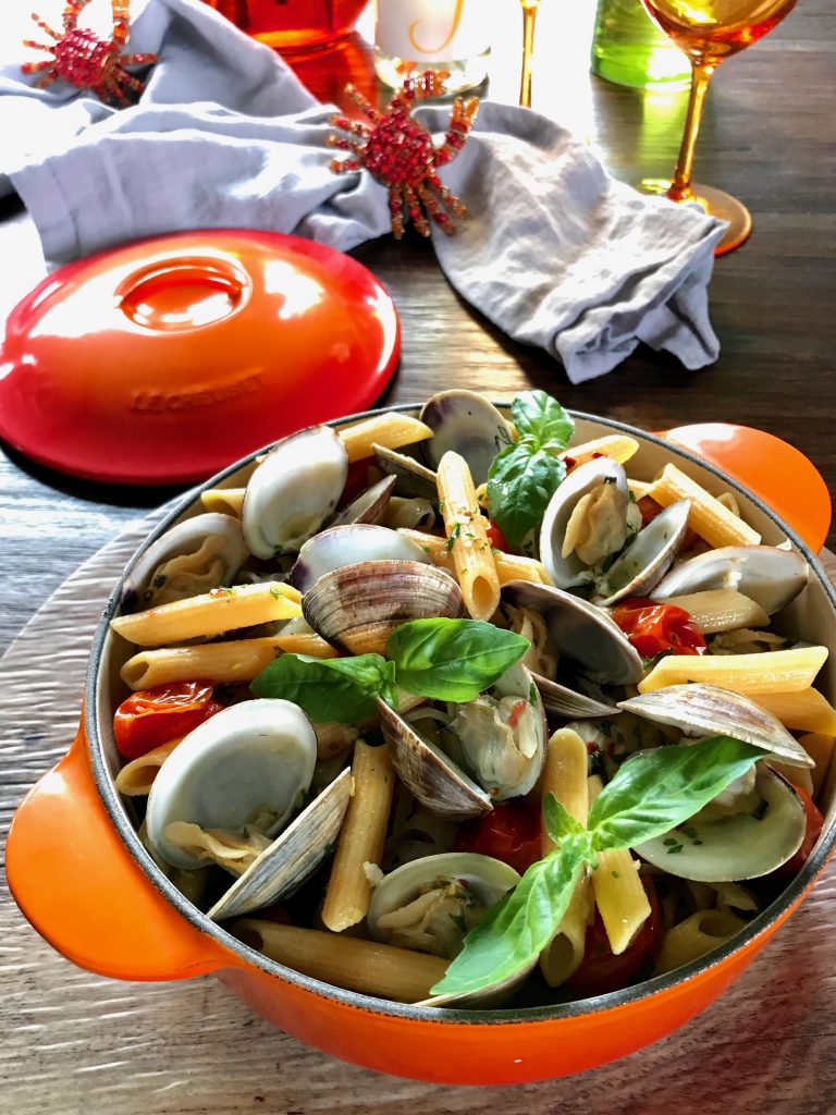 Penne with Clams #glutenfree