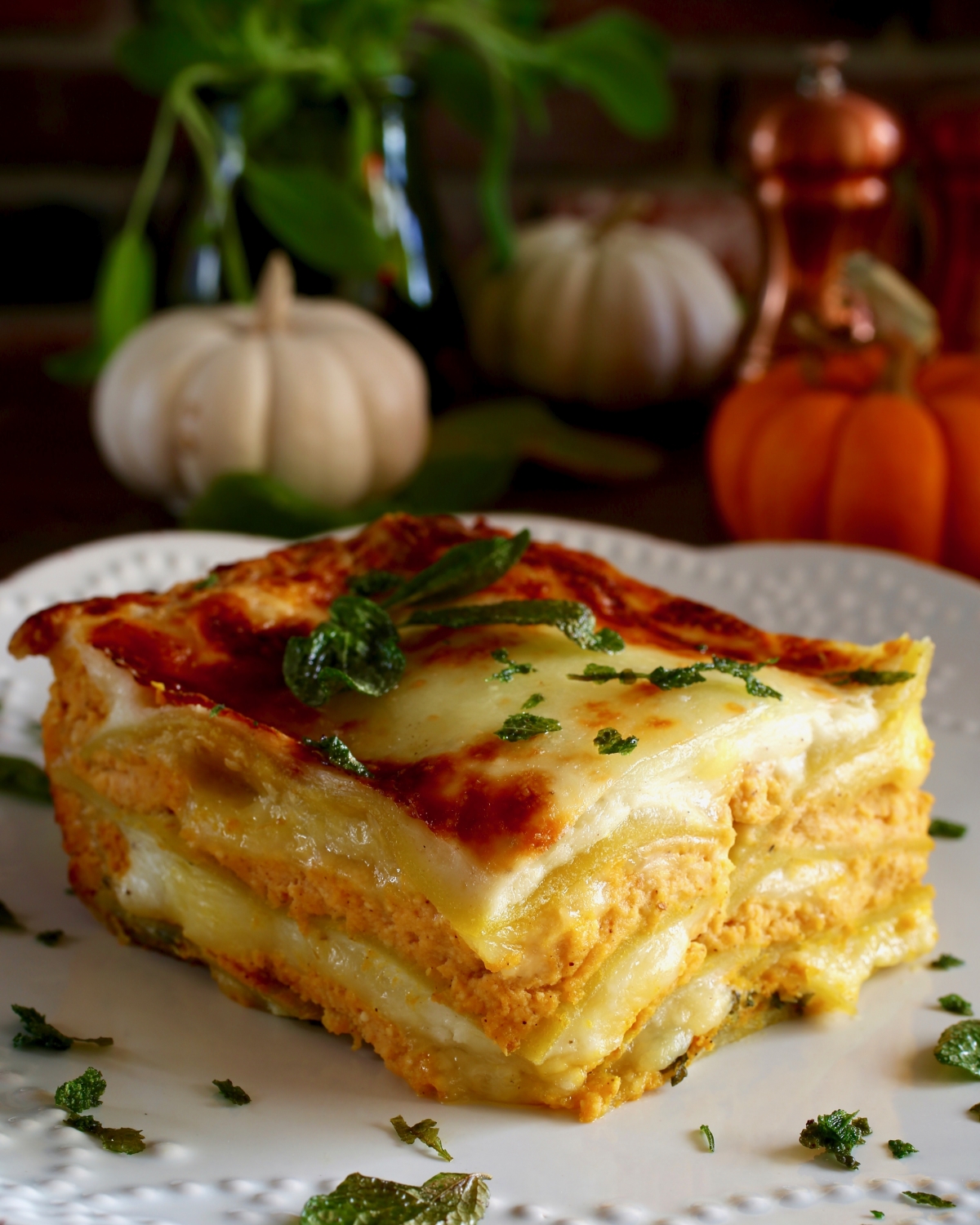 Pumpkin Ricotta Lasagne #glutenfree - Taste With The Eyes