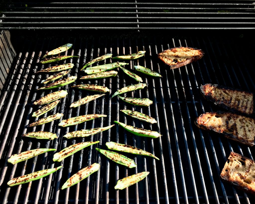 How To Grill Okra