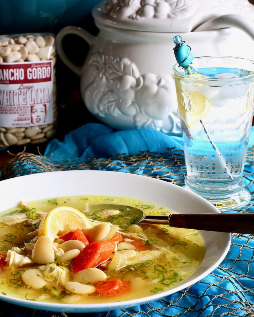 Chicken Soup with Lima Beans