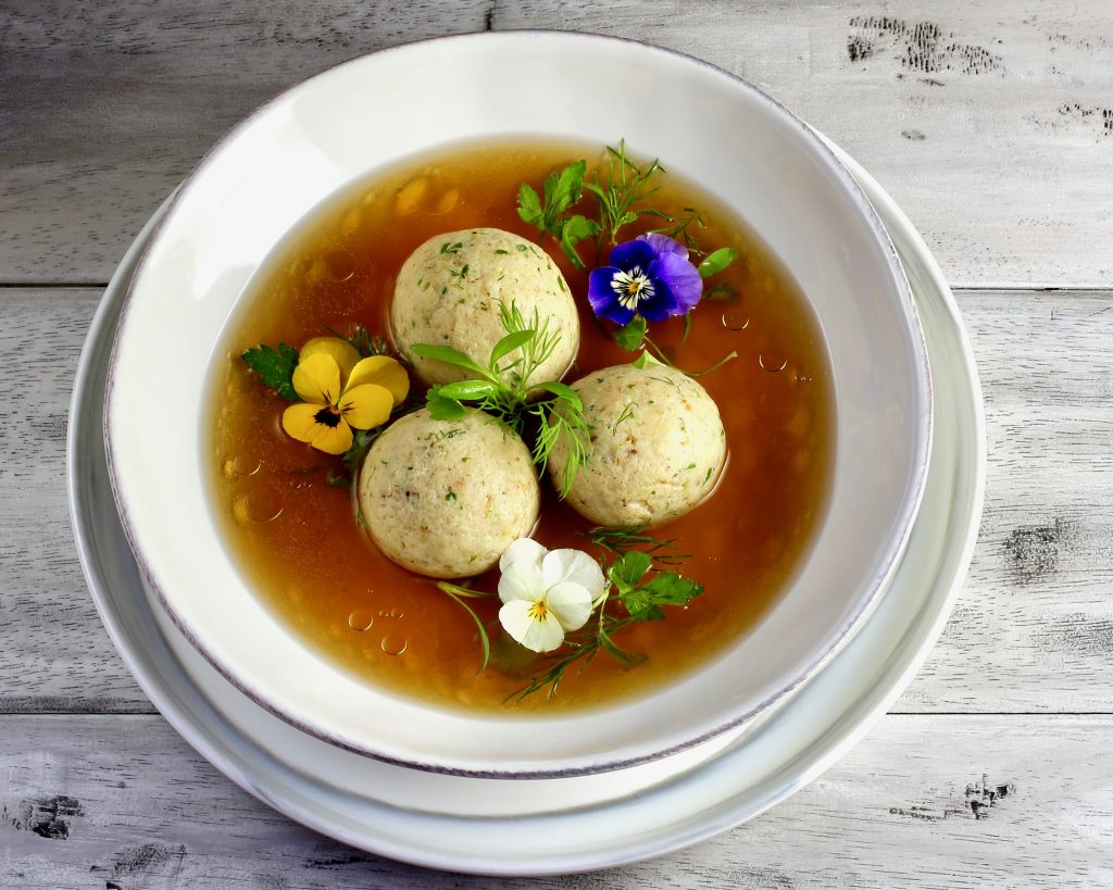 Beautiful Matzoh Ball Soup