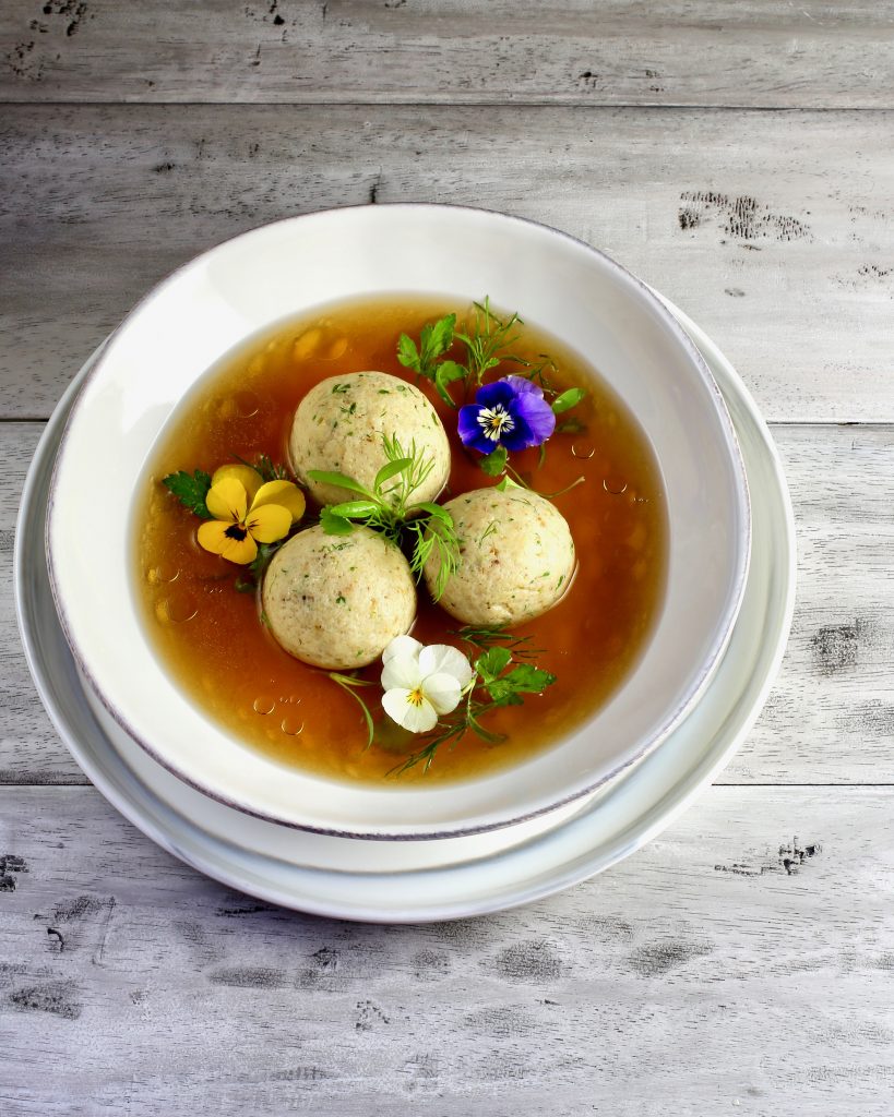 Beautiful Matzoh Ball Soup