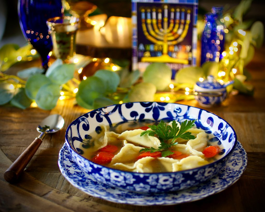 Short Rib Kreplach and Nana's Meat Soup